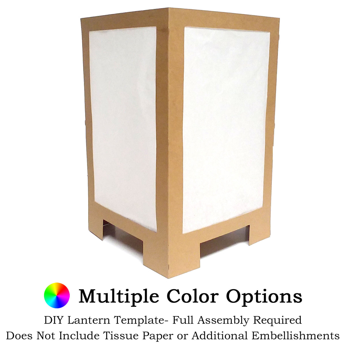 DIY Tabletop Paper Lantern Template 2 Lantern Kits DIY Paper