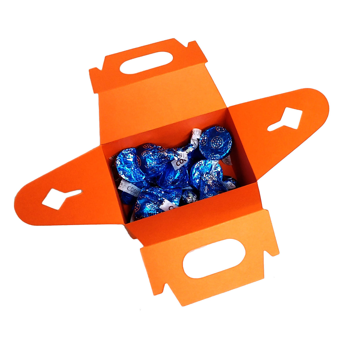 Orange Gable Boxes DIY Paper Supply