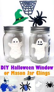How To Make: Halloween Cling Shapes