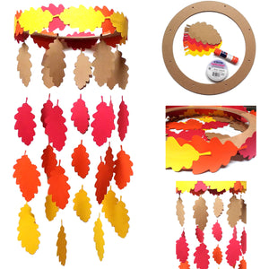 How To Make: Paper Leaf Mobile