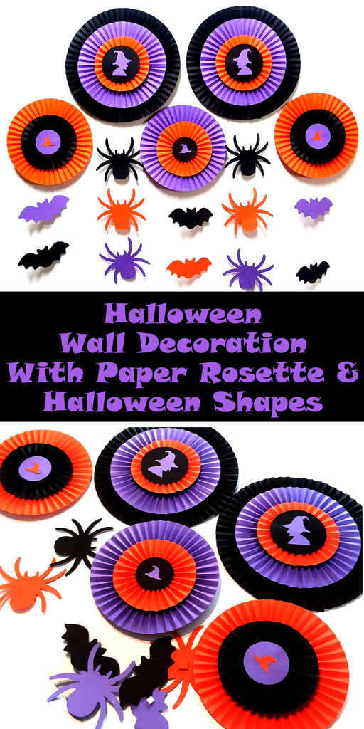 How To Make: DIY Halloween Paper Rosette Decorations