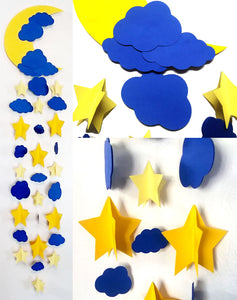 How To Make: Moon & Star Mobile