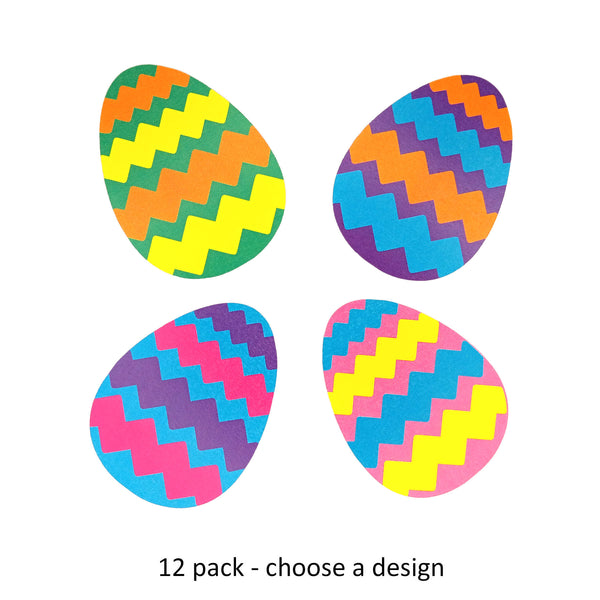 Egg Shapes Printed Design #3 - 12 per order (Pricing for sizes vary)