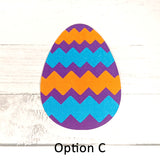 Egg Shapes Printed Design #3 - 12 per order (Pricing for sizes vary)