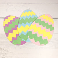 Egg Shapes Printed Design #1 - 12 per order (Pricing for sizes vary)