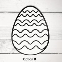 Egg Coloring Shapes Printed Design - 12 per order (Pricing for sizes vary)