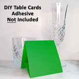 12 Pack - Green DIY Table Tent Card