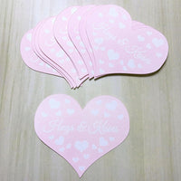 Heart Shapes Printed Design Hug/Kiss - 12 per order (Pricing for sizes vary)