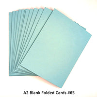 Light Blue A2 Folded Cards - 12 or 50 (Blank)