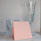 12 Pack - Light Pink DIY Table Tent Card