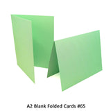 Mint Green A2 Folded Cards - 12 or 50 (Blank)