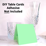 12 Pack - Mint Green DIY Table Tent Card