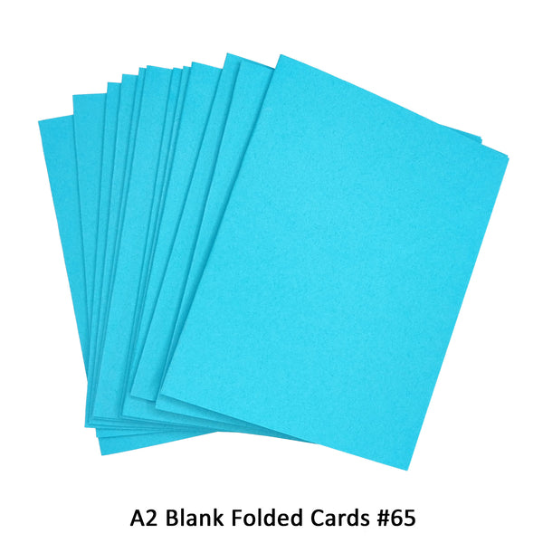 Ocean Blue A2 Folded Cards - 12 or 50 (Blank)