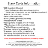 Light Gray A2 Folded Cards - 12 or 50 (Blank)