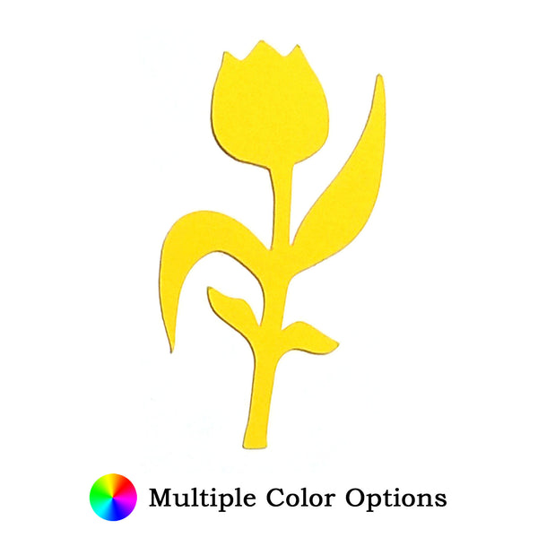 Tulip Flower Die Cut Shape - 25 per order (Pricing for sizes vary)