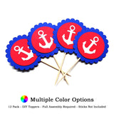 Anchor DIY Cupcake Toppers (12 kits per order)