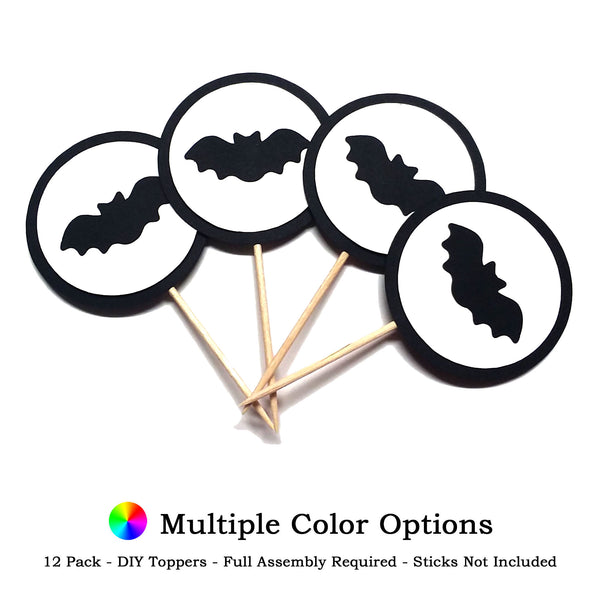 Bat DIY Cupcake Toppers (12 kits per order)