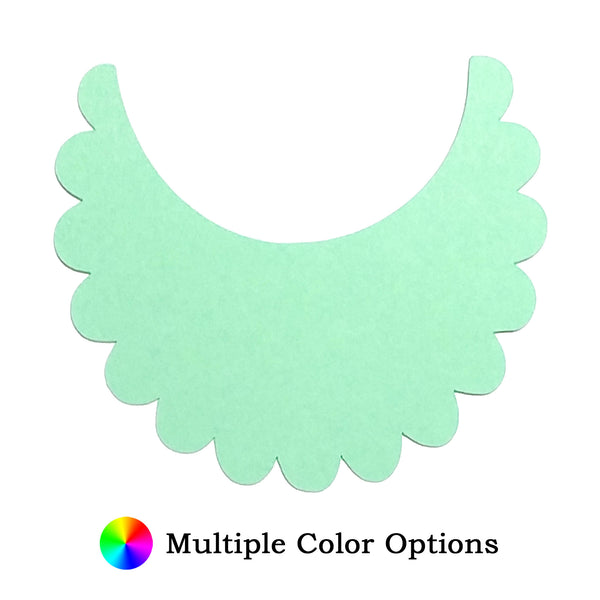 Bib Die Cut Shape #2 - 25 per order (Pricing for sizes vary)