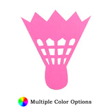 Badminton Birdie Die Cut Shape - 25 per order (Pricing for sizes vary)