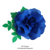Blue Paper Rose DIY Set - 12 per order (Pricing for sizes vary)