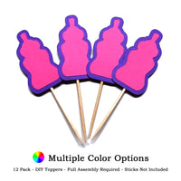 Bottle DIY Cupcake Topper (12 kits per order)
