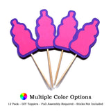 Bottle DIY Cupcake Topper (12 kits per order)