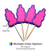 Bottle DIY Cupcake Topper (12 kits per order)