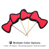 Bow Tie DIY Cupcake Topper (12 kits per order)
