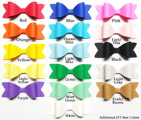 Green Paper Bow DIY Set - 12 per order (Pricing for sizes vary)