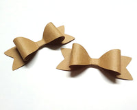 Brown DIY Paper Bow Kits - 12 per order (Pricing for sizes vary)