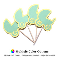 Buggy DIY Cupcake Topper (12 kits per order)