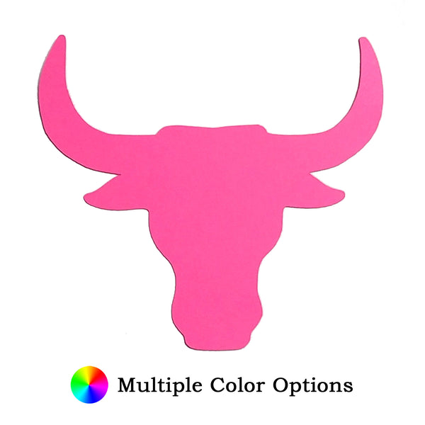 Bull Head Die Cut Shape - 25 per order (Pricing for sizes vary)