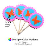 Butterfly DIY Cupcake Toppers (12 kits per order)