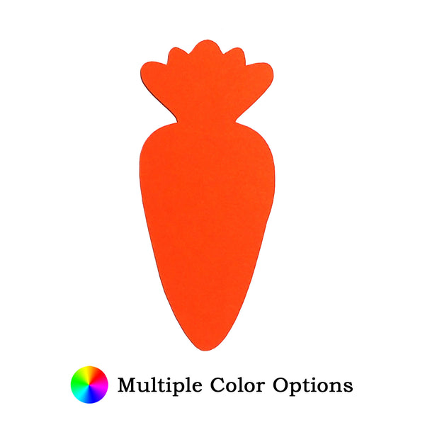 Carrot Die Cut Shape - 25 per order (Pricing for sizes vary)
