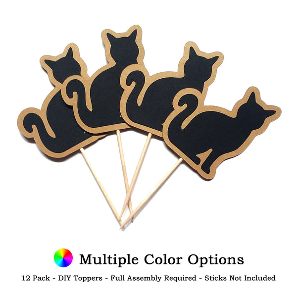 Cat DIY Cupcake Topper (12 kits per order)