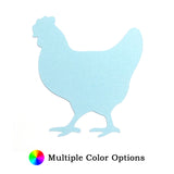 Chicken Die Cut Shape - 25 per order (Pricing for sizes vary)