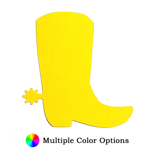 Western Boot Die Cut Shape - 25 per order (Pricing for sizes vary)