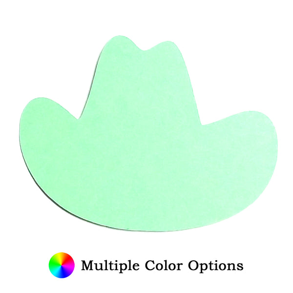 Cowboy Hat Die Cut Shape - 25 per order (Pricing for sizes vary)