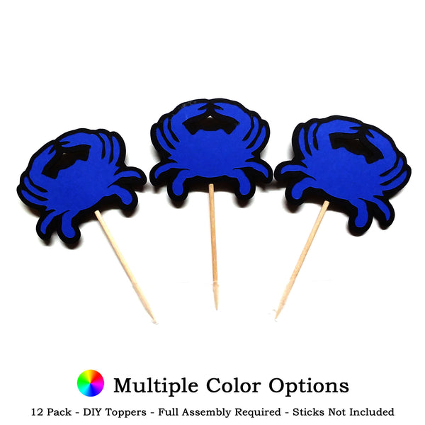 Crab DIY Cupcake Topper (12 kits per order)