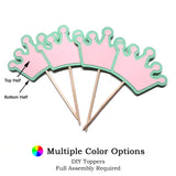 Crown DIY Cupcake Topper (12 kits per order)