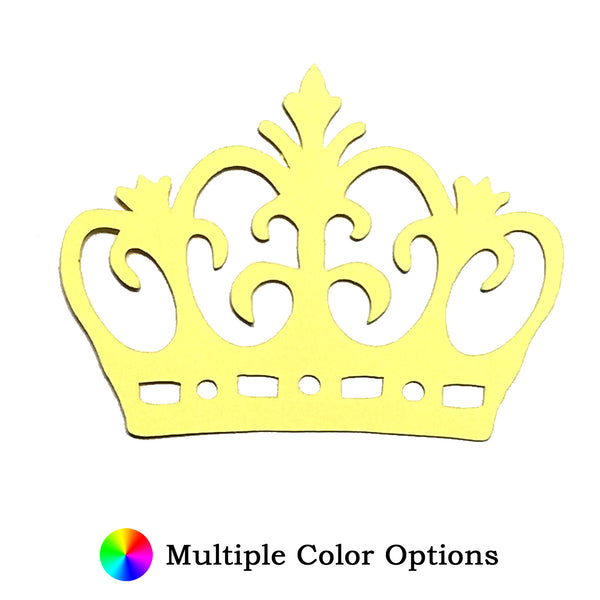 Crown Die Cut Shape #2 - 25 per order (Pricing for sizes vary)