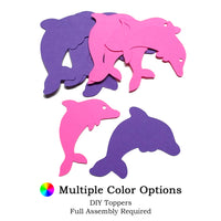 Dolphin DIY Cupcake Topper (12 kits per order)