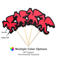 Dragon DIY Cupcake Topper (12 kits per order)