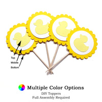 Duck DIY Cupcake Toppers (12 kits per order)