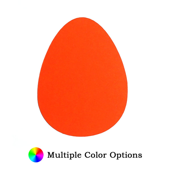 Egg Die Cut Shape - 25 per order (Pricing for sizes vary)