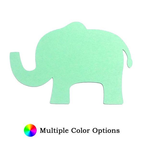 Elephant Die Cut Shape - 25 per order (Pricing for sizes vary)