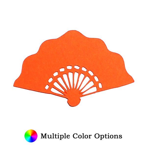 Fan Die Cut Shape - 25 per order (Pricing for sizes vary)
