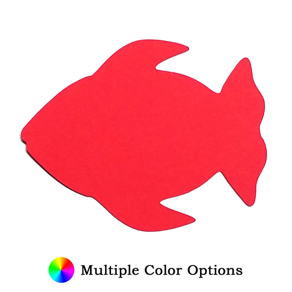 Fish Die Cut Shape - 25 per order (Pricing for sizes vary)