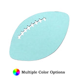 Football Die Cut Shape - 25 per order (Pricing for sizes vary)