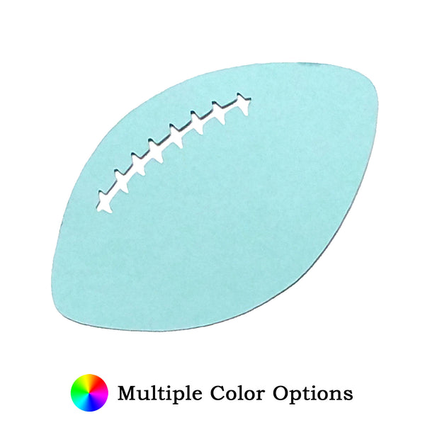 Football Die Cut Shape - 25 per order (Pricing for sizes vary)